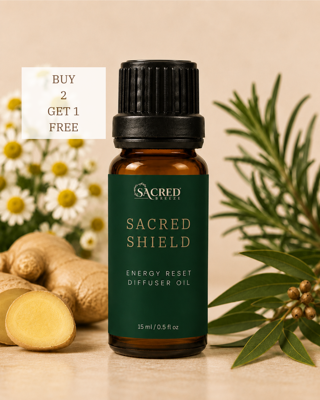 Sacred Shield Diffuser Oil Blend - 15ml
