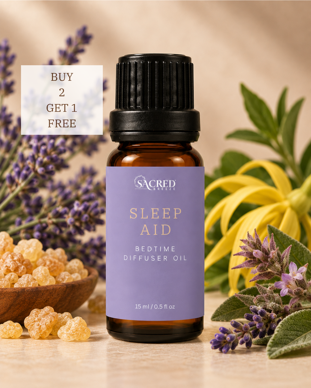 Sleep Aid Diffuser Oil Blend - 15ml