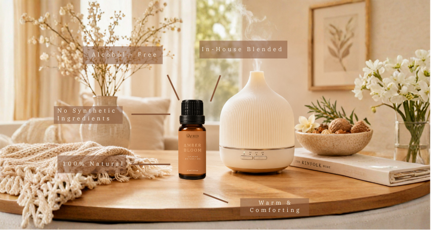 Amber Bloom Diffuser Oil Blend - 15ml